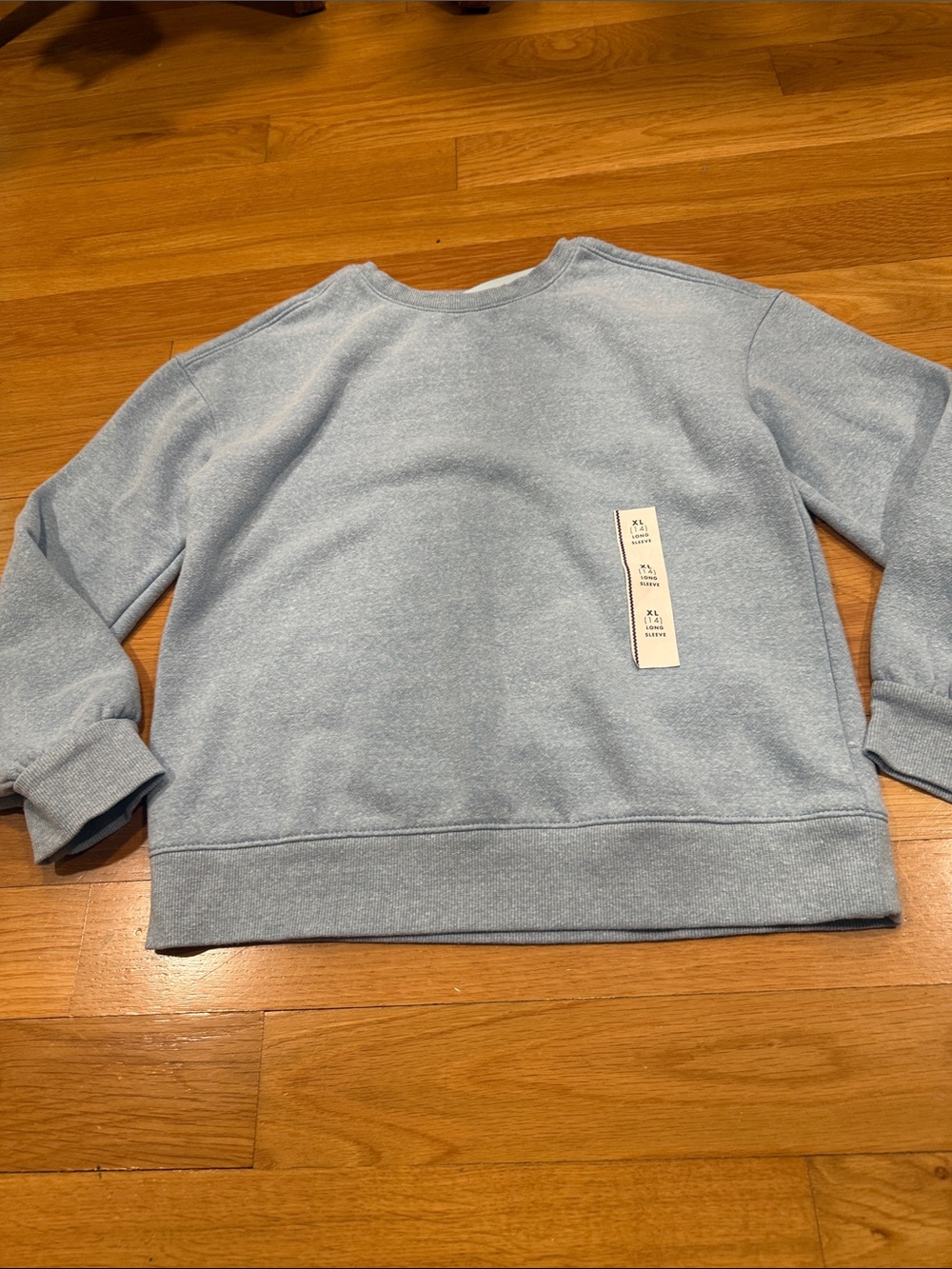 NWT Cat & Jack girls blue sweatshirt size xlarge (14).